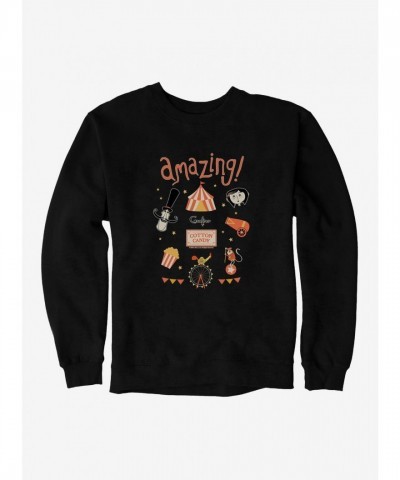 Coraline Inspired Cotton Candy Circus Sweatshirt
