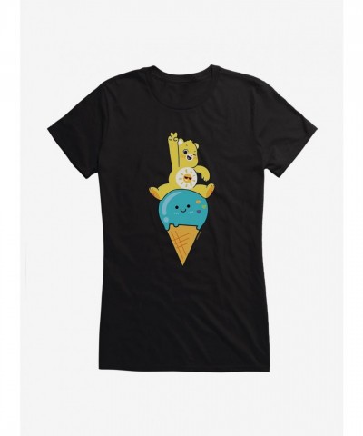 Care Bears Funshine Bear Ice Cream Girls Lightweight T-Shirt