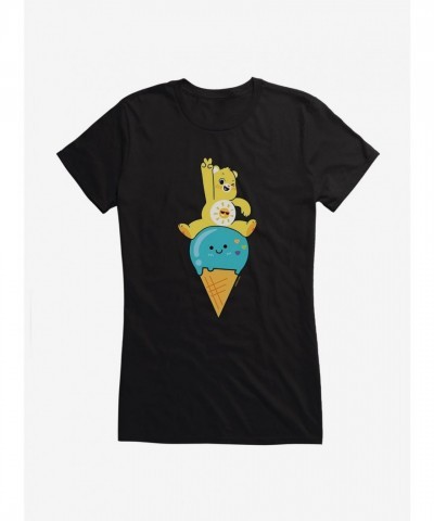 Care Bears Funshine Bear Ice Cream Girls Lightweight T-Shirt