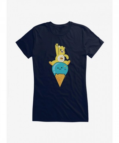 Care Bears Funshine Bear Ice Cream Girls Lightweight T-Shirt