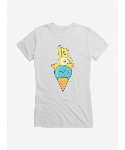 Care Bears Funshine Bear Ice Cream Girls Lightweight T-Shirt