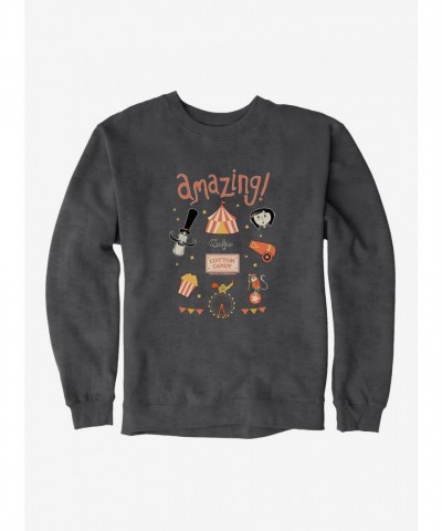 Coraline Inspired Cotton Candy Circus Sweatshirt