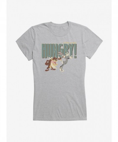 Looney Tunes Hungry Taz for Girls - Lightweight Cotton T-Shirt