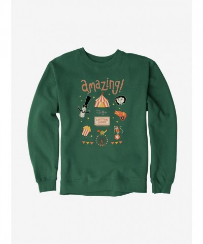 Coraline Inspired Cotton Candy Circus Sweatshirt