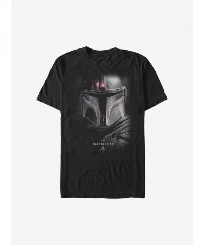 Extra Soft Mandalorian Hero Shot Tee - Black for Men