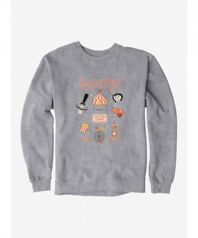 Coraline Inspired Cotton Candy Circus Sweatshirt