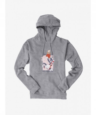 Space Jam Hoodie Featuring Tweety and Sylvester - Men's Heavyweight Fleece