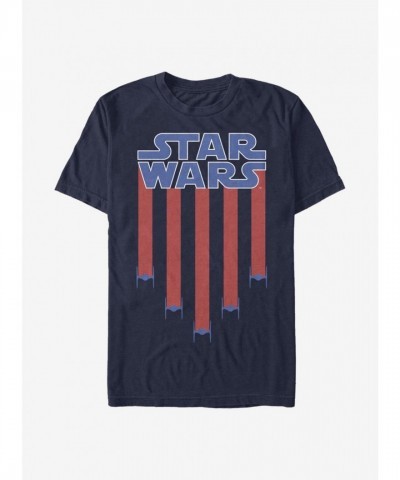 Star Wars Blue Star Banner Unisex T-Shirt