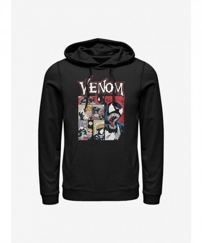 Marvel's Venom Graphic Hoodie for Men - Black