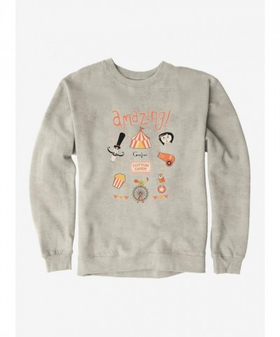 Coraline Inspired Cotton Candy Circus Sweatshirt
