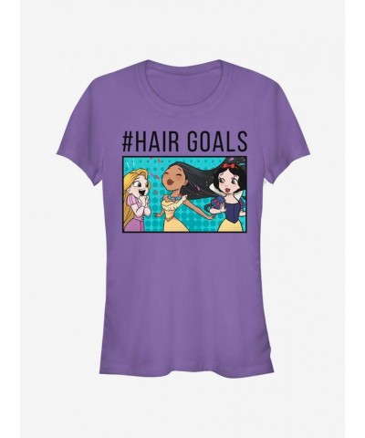 Disney Girls Hair Goals Comic Tee in Purple