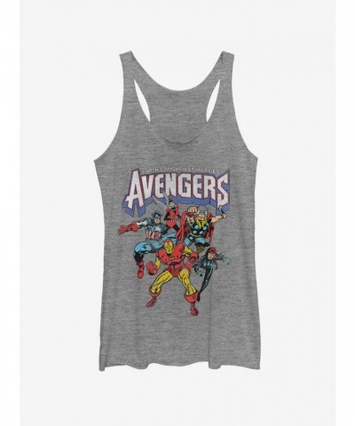 Marvel Girls Avengers Grey Tank Top