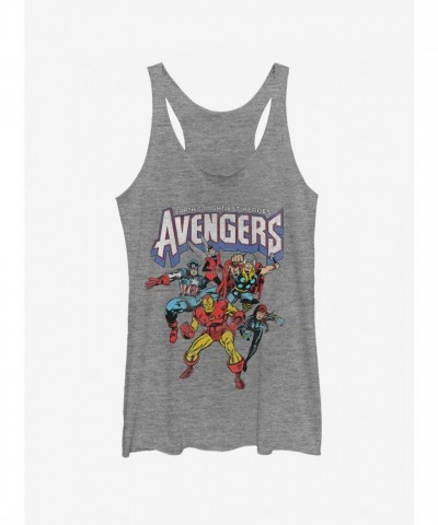 Marvel Girls Avengers Grey Tank Top