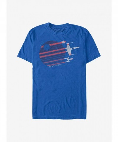 Star Wars Rebel Flyby Graphic Tee - Men's Blue
