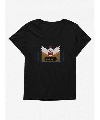 Harry Potter Plus Size Tee: Girls' Scoop Neck Cotton T-Shirt Waiting for Hogwarts Letter