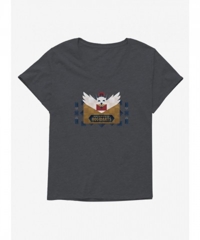 Harry Potter Plus Size Tee: Girls' Scoop Neck Cotton T-Shirt Waiting for Hogwarts Letter