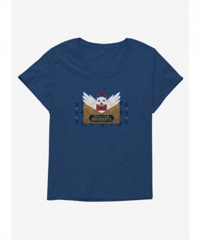 Harry Potter Plus Size Tee: Girls' Scoop Neck Cotton T-Shirt Waiting for Hogwarts Letter