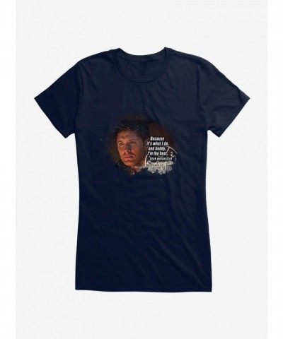 Supernatural Dean Winchester Girls Lightweight Tee