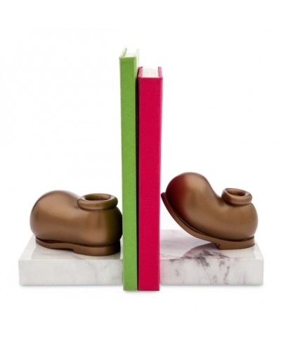 Mickey Mouse Classic Bookends with Faux Marble Base - Disney100 Era Collection