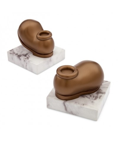 Mickey Mouse Classic Bookends with Faux Marble Base - Disney100 Era Collection