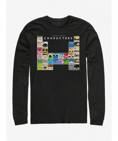Disney Pixar Long-Sleeve T-Shirt in Black for Men
