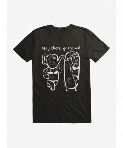 CupOfTherapy Hey There, Gorgeous! Unisex Lightweight Cotton T-Shirt