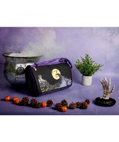 Tim Burton's Cozy Picnic Blanket & Messenger Bag for Nightmare Before Christmas Fans