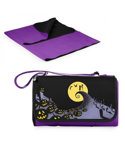 Tim Burton's Cozy Picnic Blanket & Messenger Bag for Nightmare Before Christmas Fans