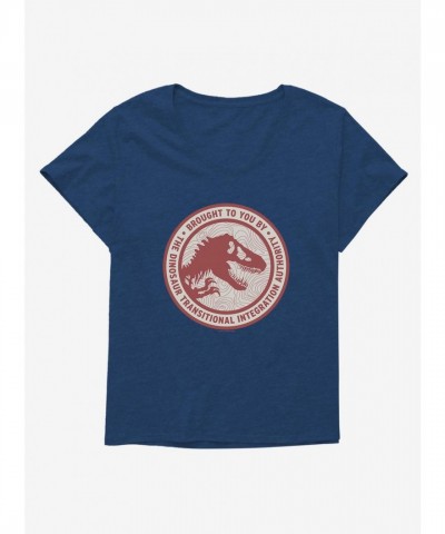 Jurassic World Dominion Dinosaur Authority Plus Size Tee for Girls