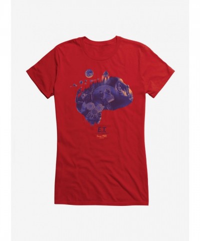 E.T. 40th Anniversary Graphic Collage T-Shirt for Girls