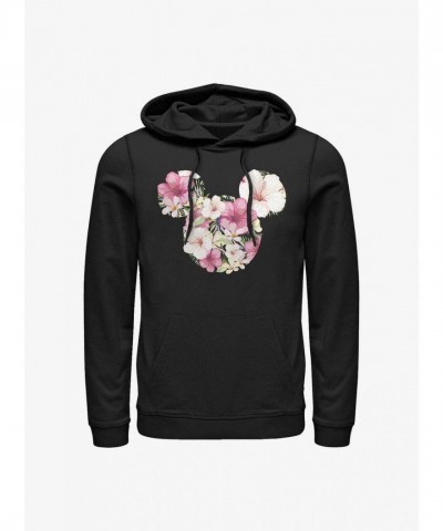 Disney Tropical Mickey Mouse Unisex Hoodie - Black