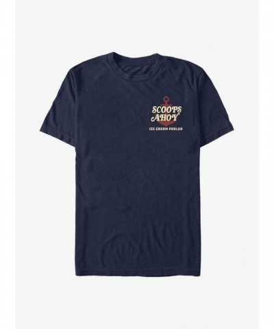 Stranger Things Inspired Scoops Ahoy Unisex T-Shirt - Blue