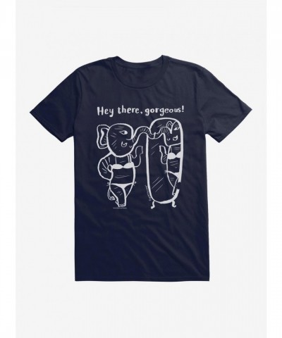 CupOfTherapy Hey There, Gorgeous! Unisex Lightweight Cotton T-Shirt