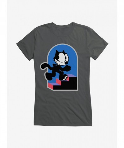 Felix Cat Graphic Tee for Girls - Soft & Lightweight Cotton Felix Cat Graphic Tee for Girls - Soft & Lightweight Cotton