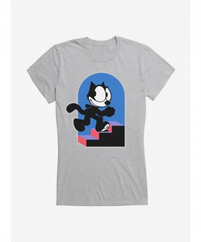 Felix Cat Graphic Tee for Girls - Soft & Lightweight Cotton Felix Cat Graphic Tee for Girls - Soft & Lightweight Cotton