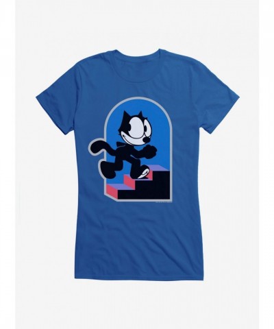 Felix Cat Graphic Tee for Girls - Soft & Lightweight Cotton Felix Cat Graphic Tee for Girls - Soft & Lightweight Cotton