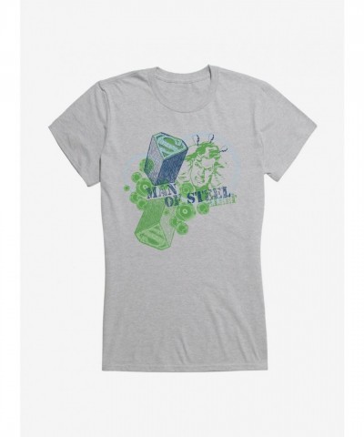 Superman Man of Steel Girls T-Shirt by DC Comics