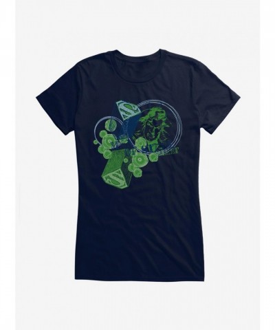 Superman Man of Steel Girls T-Shirt by DC Comics