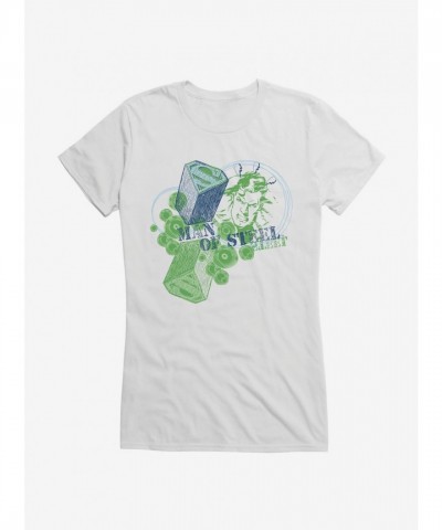 Superman Man of Steel Girls T-Shirt by DC Comics