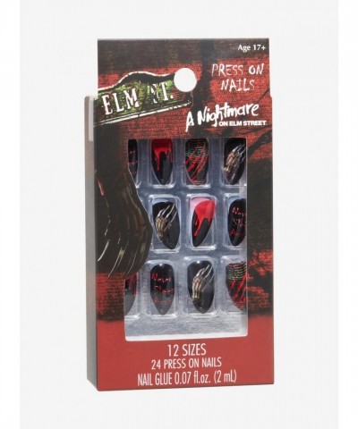 A Nightmare On Elm Street Freddy Krueger Faux Nails Set for Women