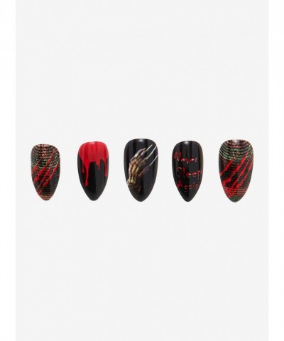 A Nightmare On Elm Street Freddy Krueger Faux Nails Set for Women