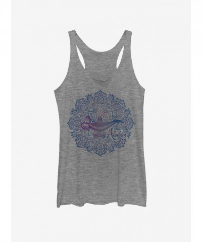 Disney Aladdin Mandala Junior Tank Top - Grey