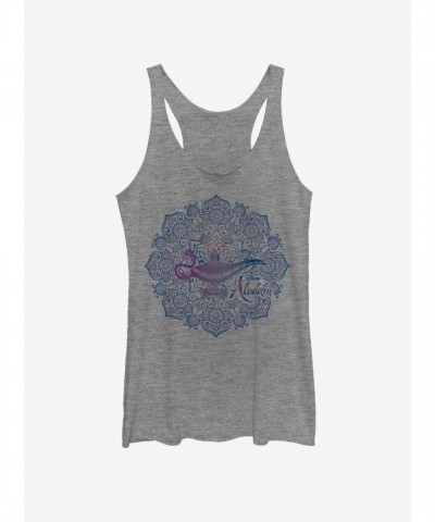 Disney Aladdin Mandala Junior Tank Top - Grey