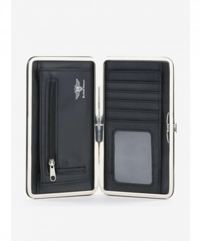 Marvel Art Deco Spider-Man Skyline Hinged Wallet - Vegan Leather & Stainless Steel