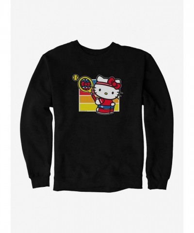 Hello Kitty Colorful Tennis Print Unisex Sweatshirt