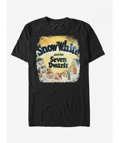 Disney Vintage Style Poster T-Shirt - Unisex Black