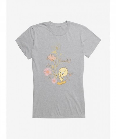 Looney Tunes Springtime Tweety Bird Tee for Girls
