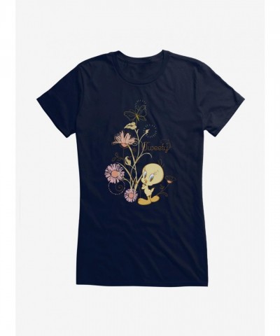 Looney Tunes Springtime Tweety Bird Tee for Girls