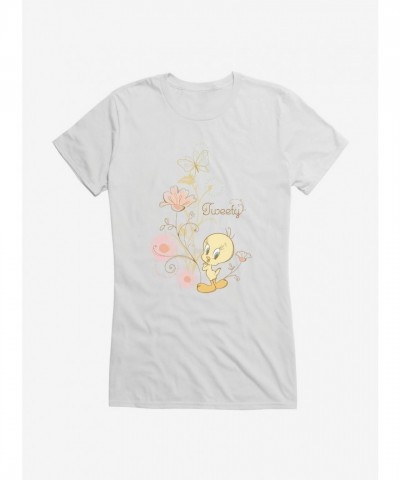 Looney Tunes Springtime Tweety Bird Tee for Girls