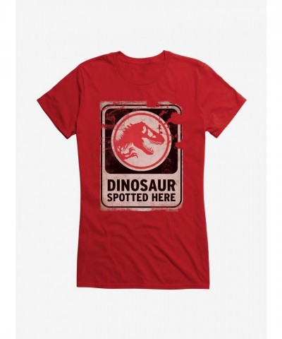 Jurassic World Dominion Dinosaur Tee for Girls
